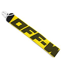 Off-White Yellow Keychain