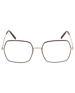 Oliver Peoples 54 mm Rose Gold / Burgundy Eyeglass Frames