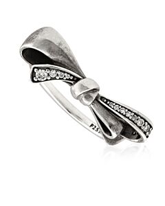 Pandora Ladies Sparkling Bow Ring, Size 54
