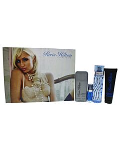 Paris Hilton by Paris Hilton for Men - 4 Pc Gift Set 3.4oz EDT Spray, 3oz Hair and Body Wash, 2.75oz Alcohol Free Deodorant Stick, 0.25oz EDT Spray