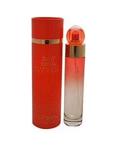 Perry Ellis Ladies 360 Degrees Coral for Women EDP Spray 3.4 oz Fragrances 844061009400