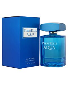 Perry Ellis Men's Perry Aqua EDT Spray 3.4 Fragrances 844061006911
