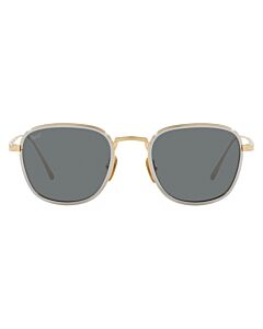 Persol 47 mm Gold/Silver Sunglasses