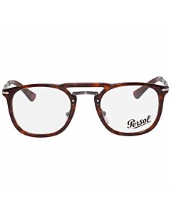Persol 48 mm Havana Eyeglass Frames