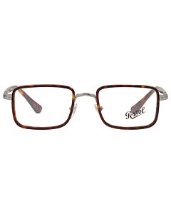 Persol 49 mm Gunmetal/Havana Eyeglass Frames