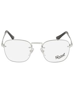 Persol 50 mm Silver Eyeglass Frames