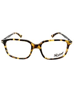 Persol 51 mm Brown and Beige Tortoise Eyeglass Frames