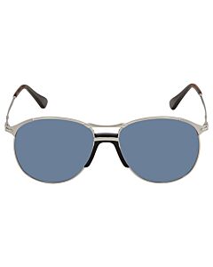 Persol 55 mm Silver Sunglasses