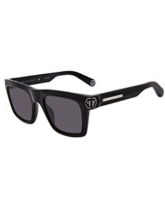 Philipp Plein 52 mm Shiny Black Sunglasses