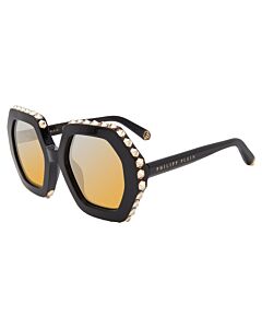 Philipp Plein 53 mm Shiny Black Sunglasses