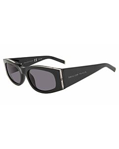 Philipp Plein 55 mm Black Sunglasses