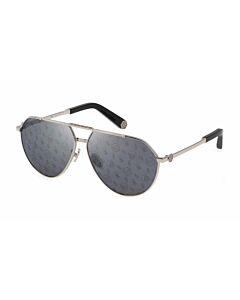 Philipp Plein 64 mm Silver Sunglasses