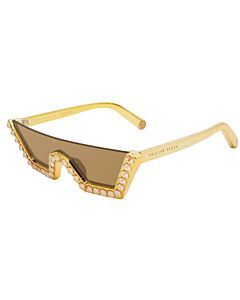 Philipp Plein 99 mm Gold Sunglasses