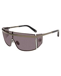 Philipp Plein 99 mm Gunmetal Sunglasses