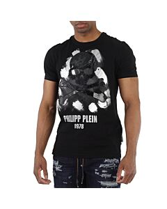 Philipp Plein Skull Patch Cotton T-shirt