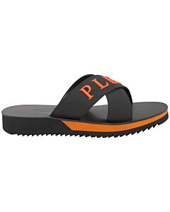 Philipp Plein Statement Flat Slider Sandals