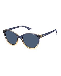 Polaroid 55 mm Blue Beige Sunglasses