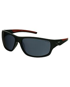 Polaroid 64 mm Black/Red Sunglasses