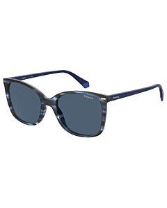 Polaroid Core 55 mm Blue Havana Sunglasses
