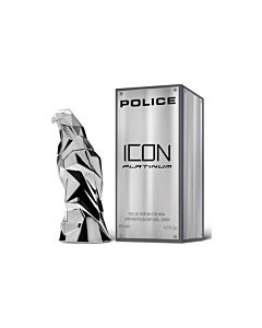 Police Men's Icon Platinum EDP Spray 4.2 oz Fragrances 679602183116