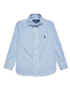 Polo Ralph Lauren Boys Striped Long-Sleeved Oxford Shirt