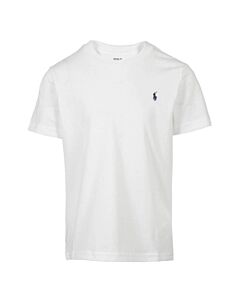 Polo Ralph Lauren Kids White Cotton Jersey Signature Pony T-Shirt