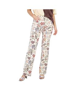 Polo Ralph Lauren Ladies Stretch-Cotton Floral Print Jenn Flare Jean