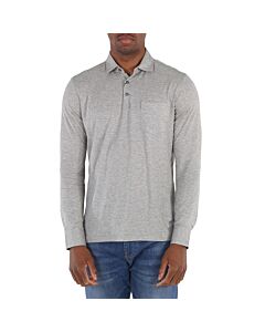 Polo Ralph Lauren Men's Grey Jersey-knit Polo Shirt