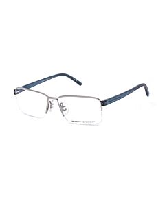 Porsche Design 54 mm Silver Tone Eyeglass Frames