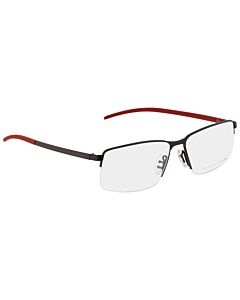 Porsche Design 56 mm Black/Red Eyeglass Frames