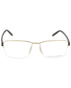 Porsche Design 57 mm Gold Eyeglass Frames
