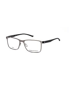 Porsche Design 57 mm Silver Tone Eyeglass Frames