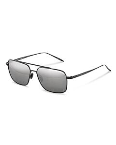 Porsche Design 58 mm Black Sunglasses