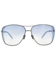 Porsche Design 62 mm Silver Sunglasses
