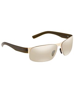 Porsche Design 64 mm Light Gold Matte Sunglasses