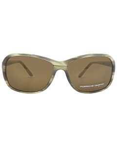 Porsche Design 65 mm Olive Sunglasses