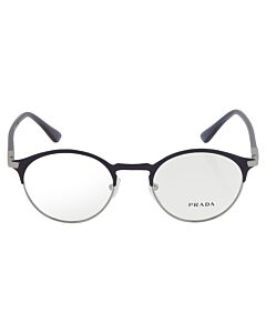 Prada 48 mm Matte Blue Eyeglass Frames