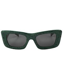 Prada 50 mm Green Marble Sunglasses