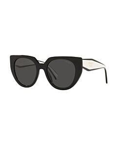 Prada 52 mm Black/White Sunglasses