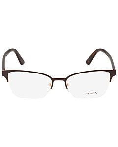 Prada 52 mm Brown/Rose Gold Eyeglass Frames