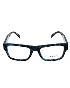 Prada 52 mm Teal Havana Eyeglass Frames