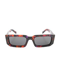 Prada 53 mm Abstract Orange Sunglasses