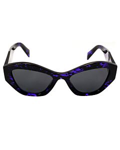 Prada 53 mm Abstract Purple Sunglasses