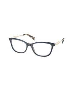 Prada 54 mm Fiordaliso/Crystal Eyeglass Frames