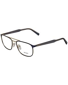 Prada 54 mm Top Blue/Gold Eyeglass Frames