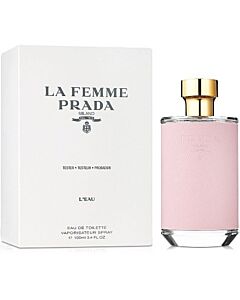 Prada Ladies La Femme L'Eau EDT Spray 3.4 oz (Tester) Fragrances 8435137765188