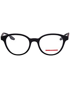 Prada Linea Rossa 50 mm Black Rubber Eyeglass Frames