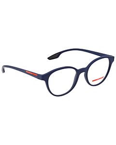 Prada Linea Rossa 50 mm Blue Rubber Eyeglass Frames