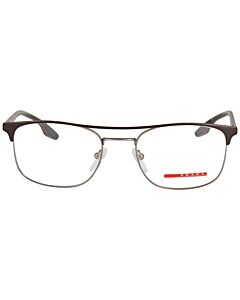 Prada Linea Rossa 52 mm Brown/Gunmetal Eyeglass Frames