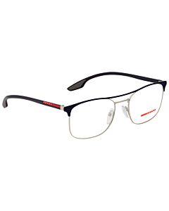 Prada Linea Rossa 54 mm Matte Blue/Silver Eyeglass Frames